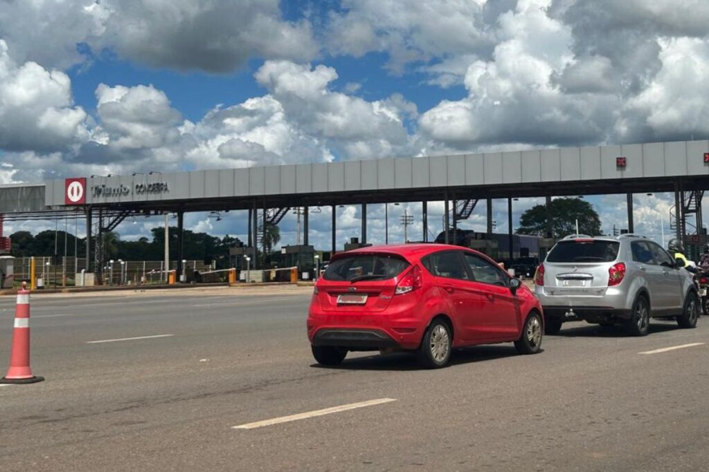 foto de praça de pedágio da triunfo concebra na br-153