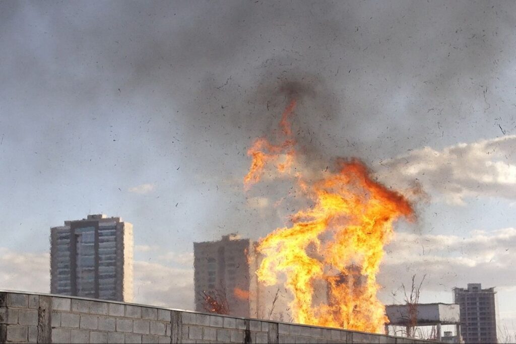 foto de incêndio para ilustrar matéria da piromania